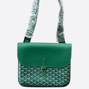 Goyard Green Coursier Messenger Bag